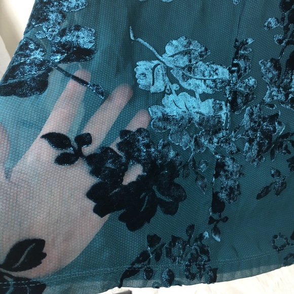 🌈SOLD🌈Sundance Sheer Velvet Back Dolman - Picture 6 of 8